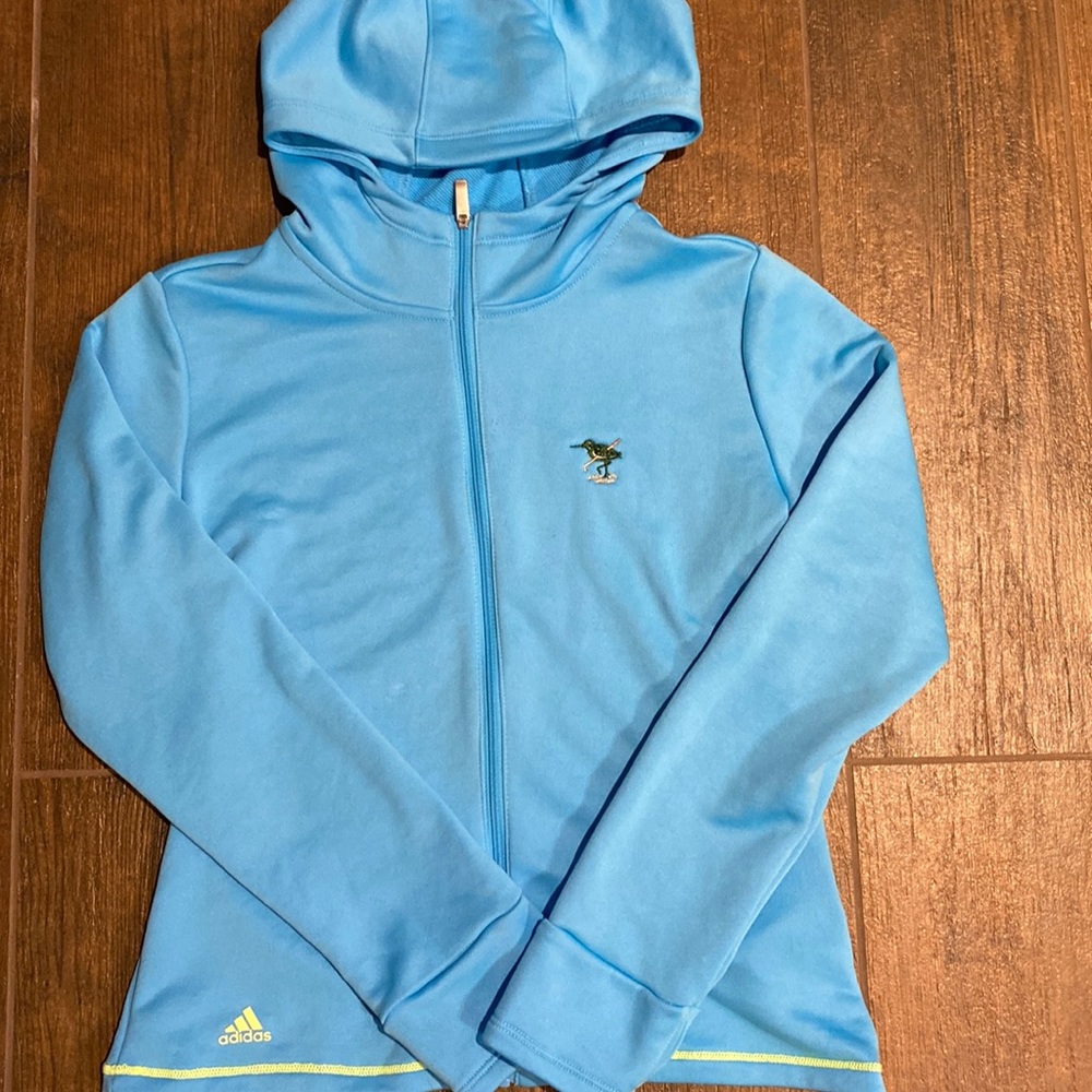 adidas zip front golf jacket
